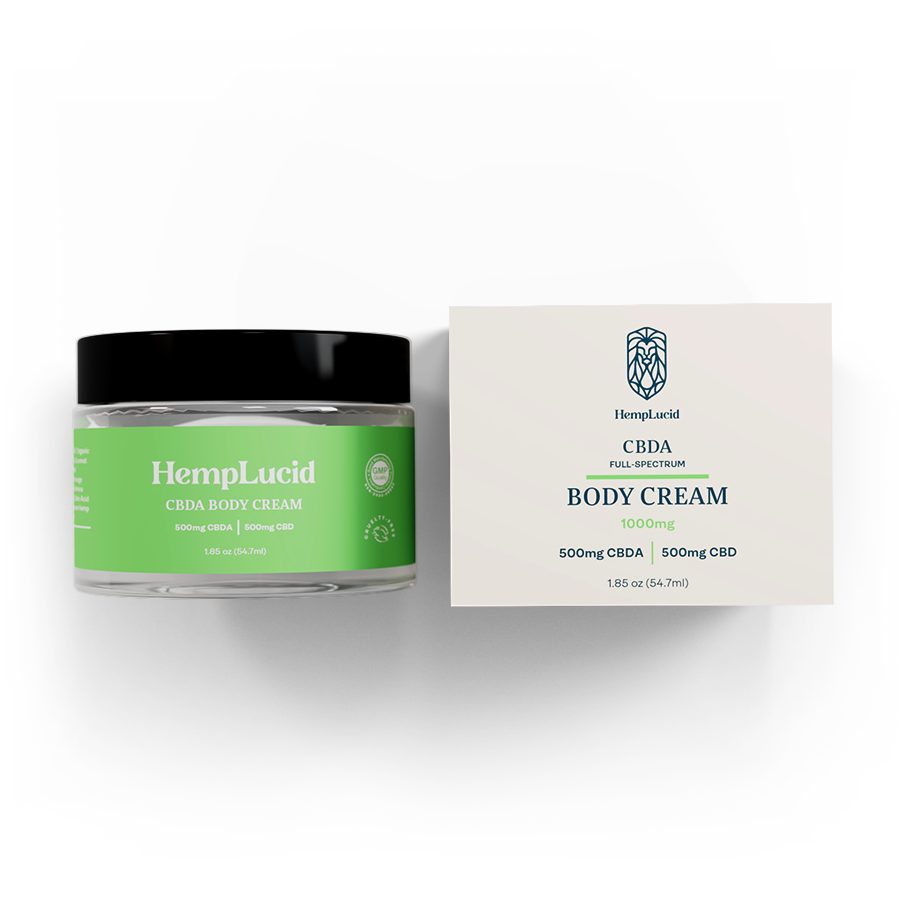 CBDA Body Cream | 500mg CBDA - 500mg CBD