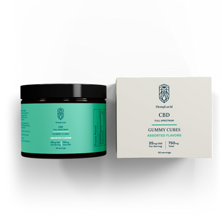 Full-Spectrum CBD Edibles - Gummy Cubes