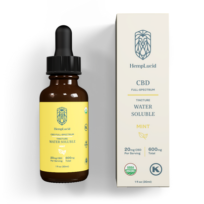 Organic Full-Spectrum Water Soluble CBD - Mint Flavor