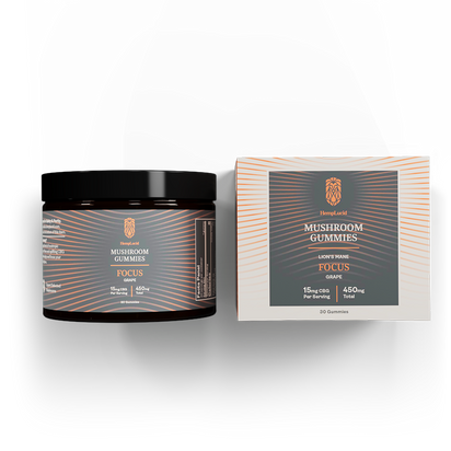 Focus Mushroom + CBG Gummies - Grape