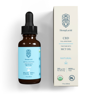 Organic Full-Spectrum CBD in MCT Oil - Natural Flavor