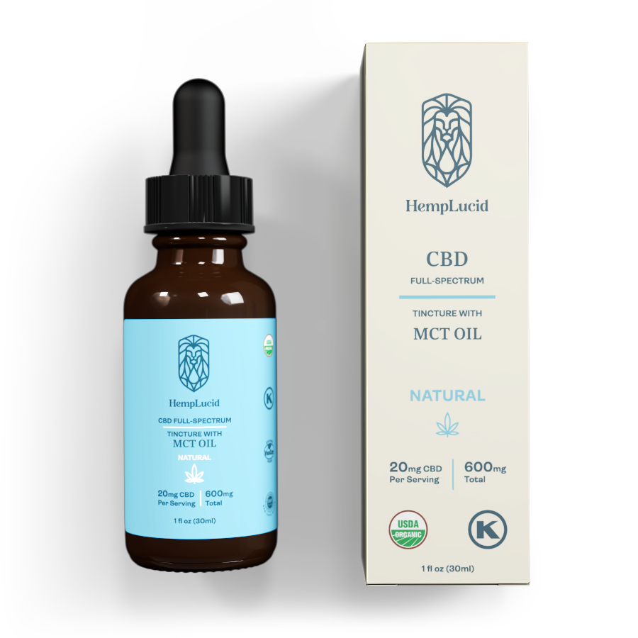 Organic Full-Spectrum CBD in MCT Oil - Natural Flavor