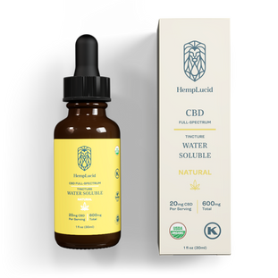 Organic Full-Spectrum Water Soluble CBD - Natural Flavor