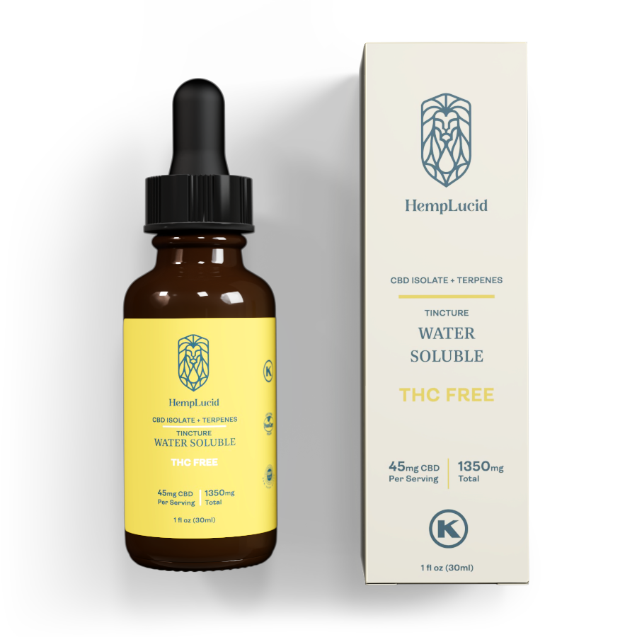 Water Soluble CBD Isolate + Terpenes - (No THC)