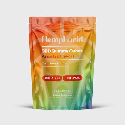 Full-Spectrum CBD Edibles - Gummy Cubes