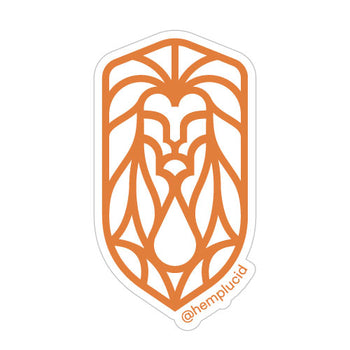 HempLucid Lion Sticker (PDF)