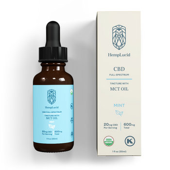 Organic CBD in MCT Oil - Mint - 6 Images (PNG)