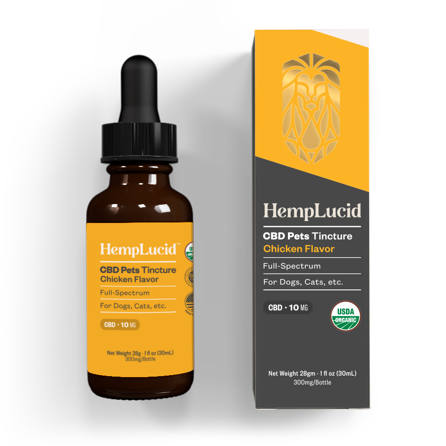 Organic Full-Spectrum CBD for Pets, Chicken Flavor