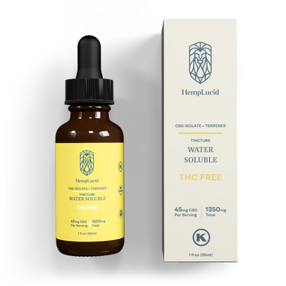 THC-Free Water Soluble CBD Isolate + Terpenes