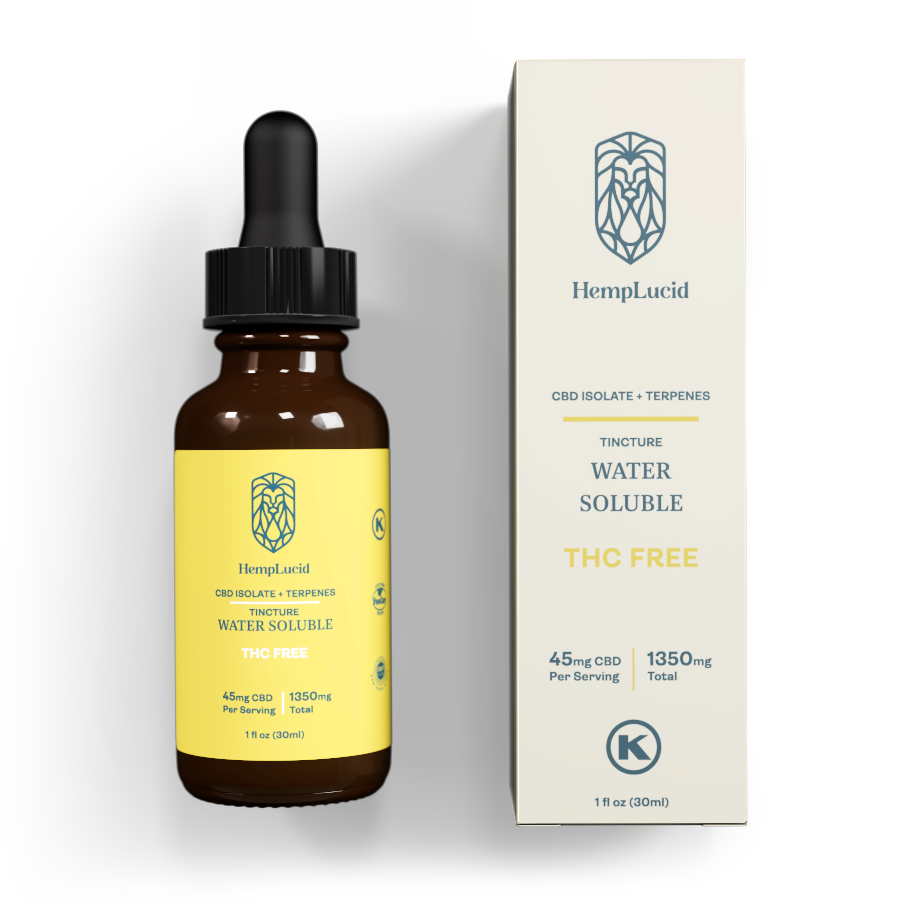 THC-Free Water Soluble CBD Isolate + Terpenes